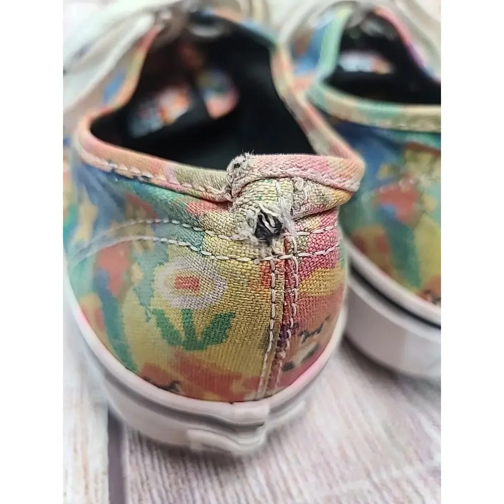 Vans X Super Mario Game Over Skateboard Shoe Women's 8 Men's 6.5 Canvas - Picture 7 of 16